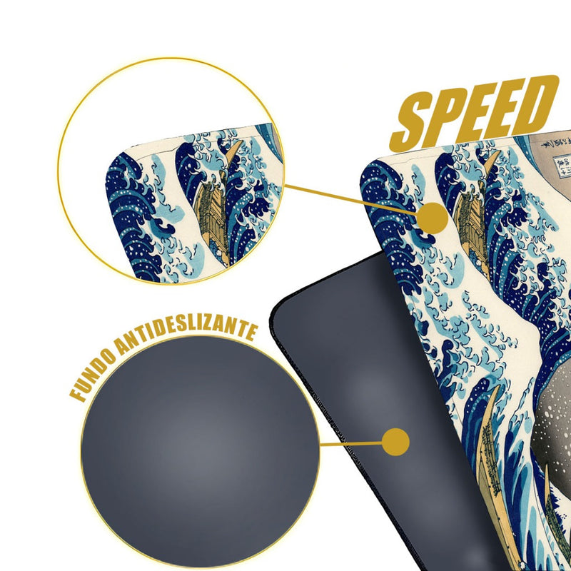 Mouse Pad Gamer Wave Oriental