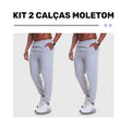 Kit 2 Calças Jogger Moletom Masculina Premium