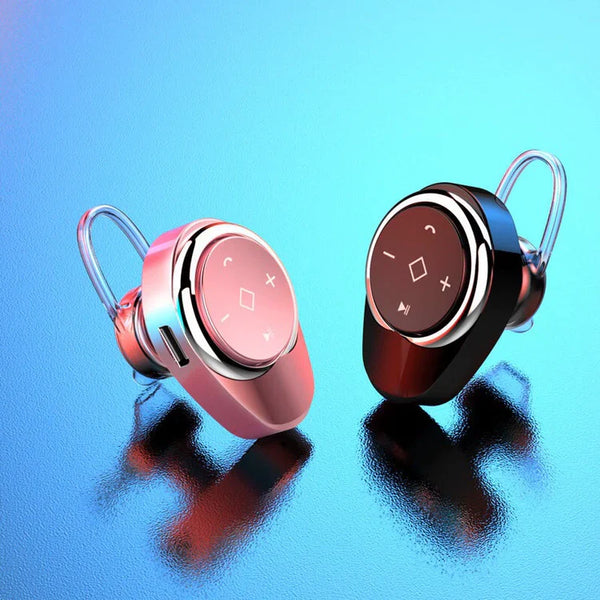 Fone de Ouvido Bluetooth Nuo Bi Xing T-5, Compacto, Montado na Orelha, Sem Fio