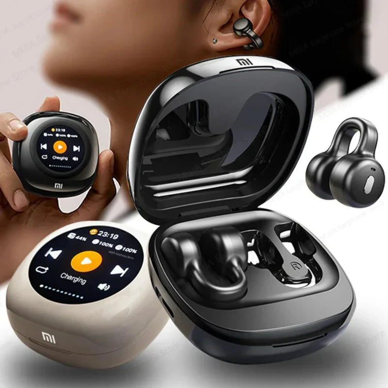 Fones sem fio, condução óssea, Bluetooth 5.3, à prova d'água, para Android e iOS