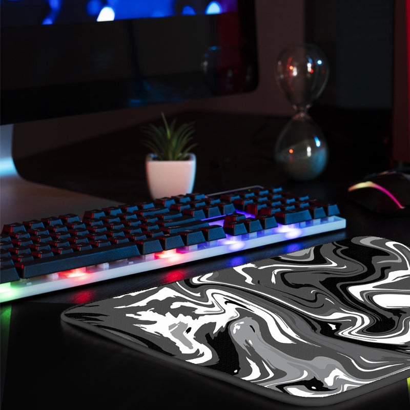 Mouse Pad Ergonômico Quadrado Abstrato